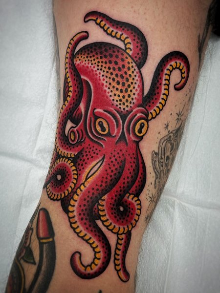 Traditional Octopus Tattoo