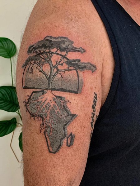 Tree Of Life Africa Tattoo
