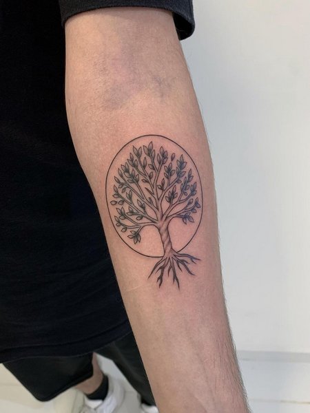 Tree Of Life Tattoo On Arm