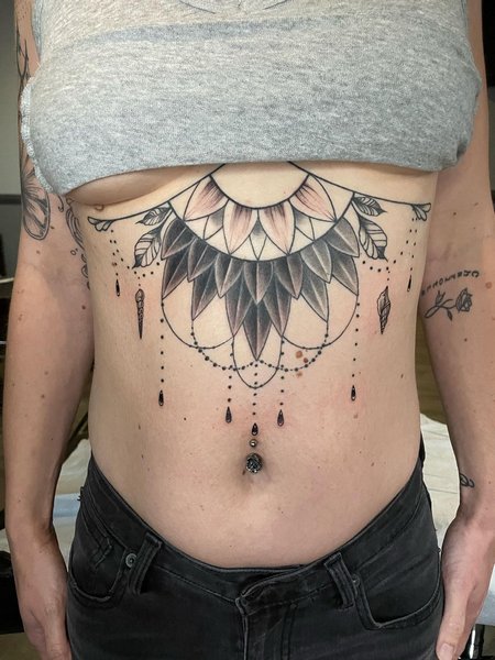 Underboob Tattoo Designs