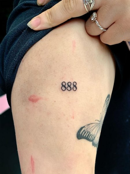 Unique 888 Tattoo