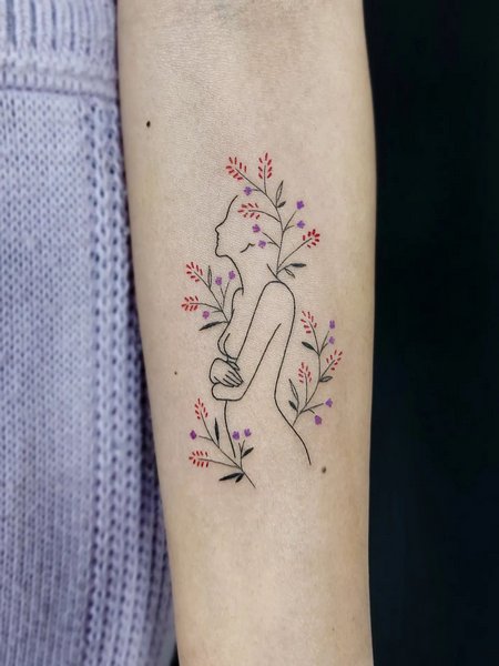 Unique Self Love Tattoo