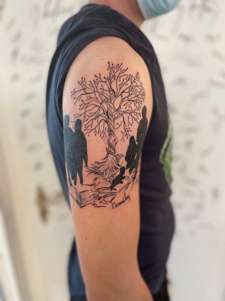 Unique Tree Of Life Tattoo