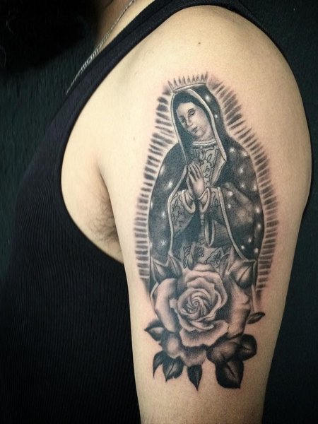 Virgen De Guadalupe Tattoo Arm