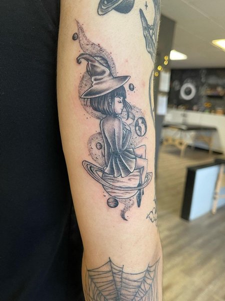 Arm Witch Tattoo