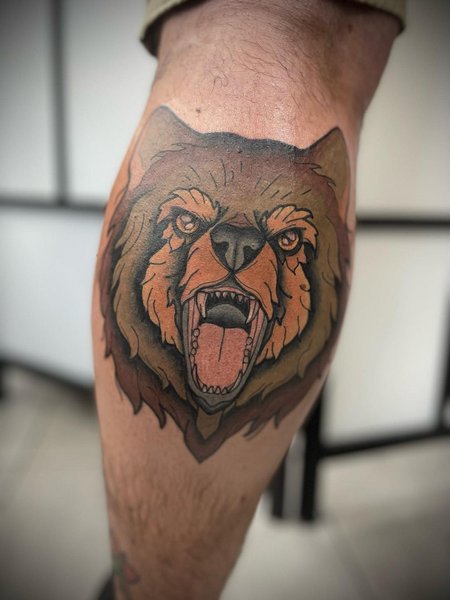 Bear Calf Tattoo