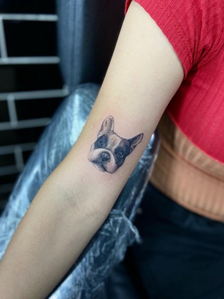 Dog Portrait Tattoo