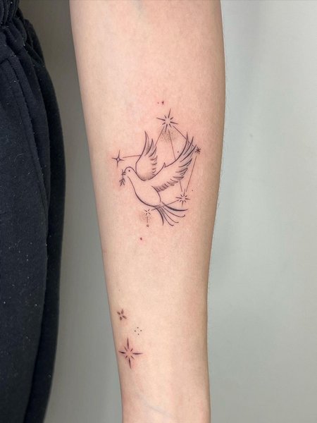 Dove Bird Tattoo