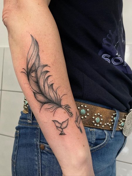 Dove Tattoo On Arm