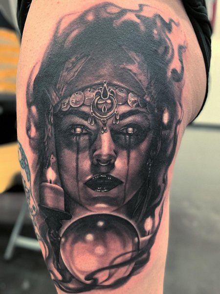 Gypsy Witch Tattoo