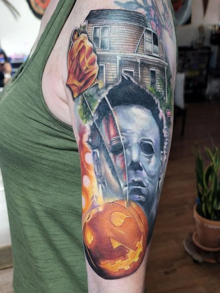 Halloween Michael Myers Tattoo