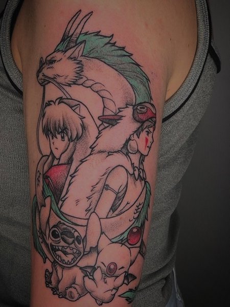 Inuyasha Arm Tattoo