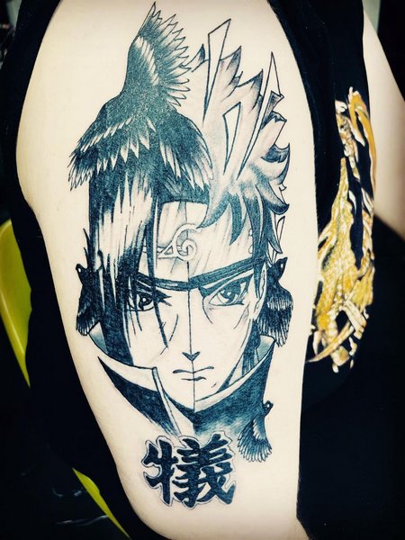 Itachi Arm Tattoo