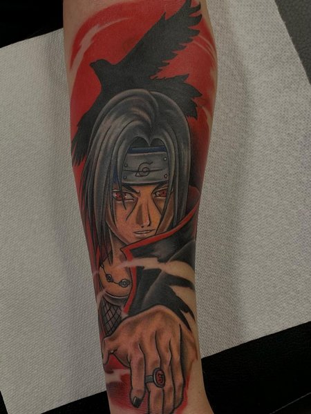 Itachi Crows Tattoo