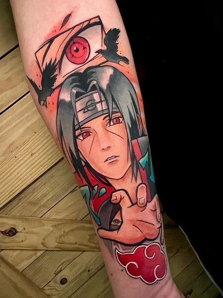 Itachi Eyes Tattoo