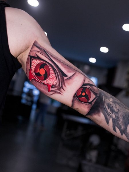 Itachi Sharingan Tattoo