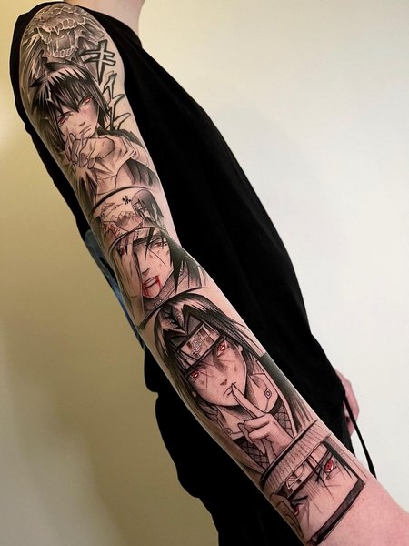 Itachi Sleeve Tattoo