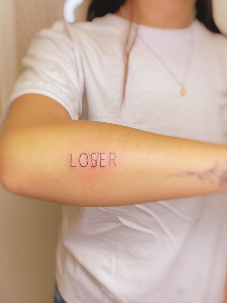 Lover Loser Tattoo ideas