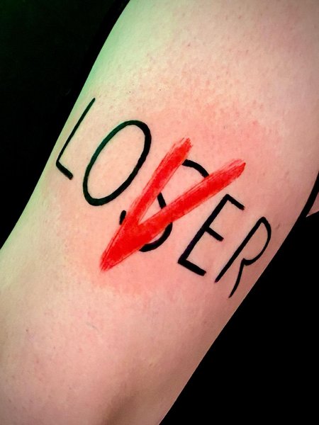 Lover Loser Tattoo