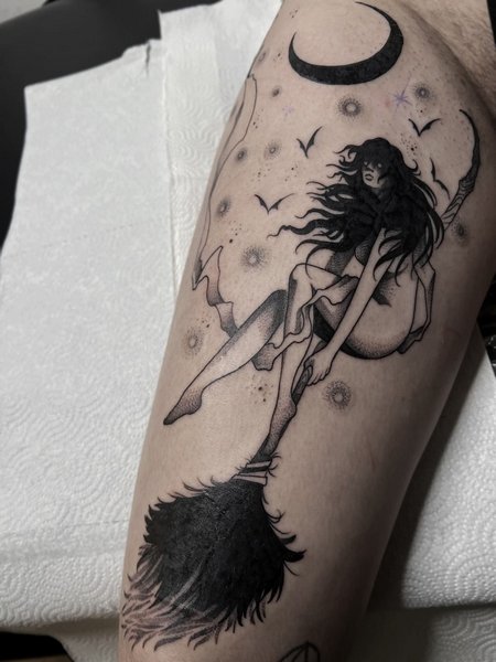 Meaningful Witch Tattoos