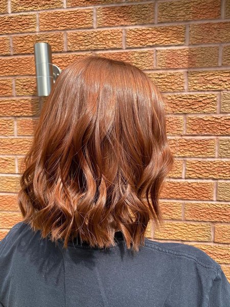 Medium Auburn Hair Color