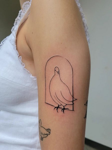 Memorial Dove Tattoo