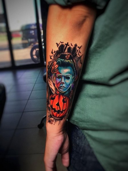 Michael Myers Halloween Tattoo