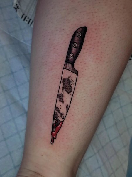 Michael Myers Knife Tattoo