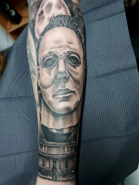 Michael Myers Tattoo For Men