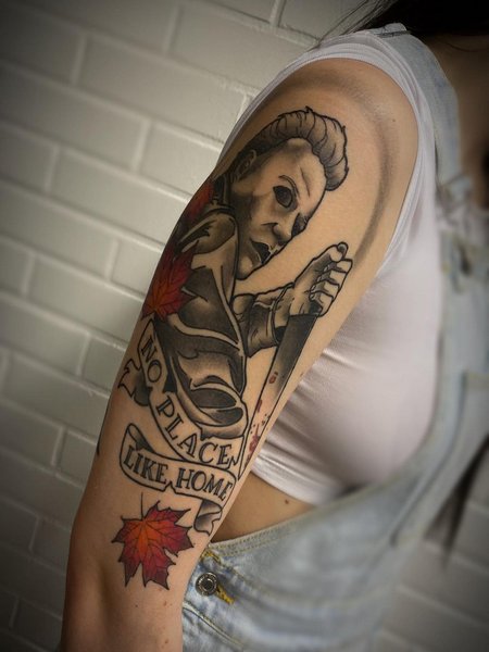 Michael Myers Tattoo For Women
