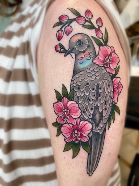 Mourning Dove Tattoo