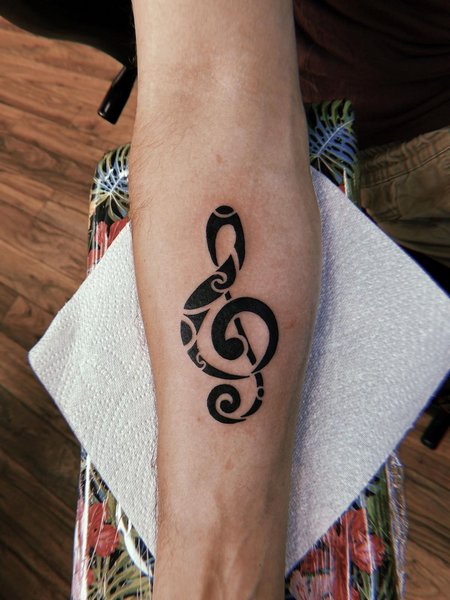 Music Note Tattoo On Arm