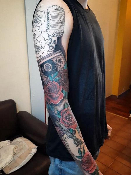 Music Tattoo Sleeve