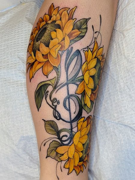 Music Tattoos For Females