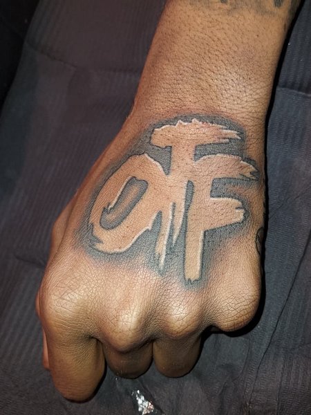 Otf Hand Tattoo