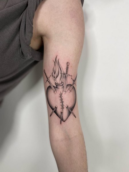 Sacred Heart Tattoo ideas