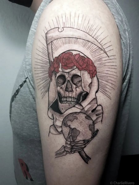 Santa Muerte Tattoo Ideas