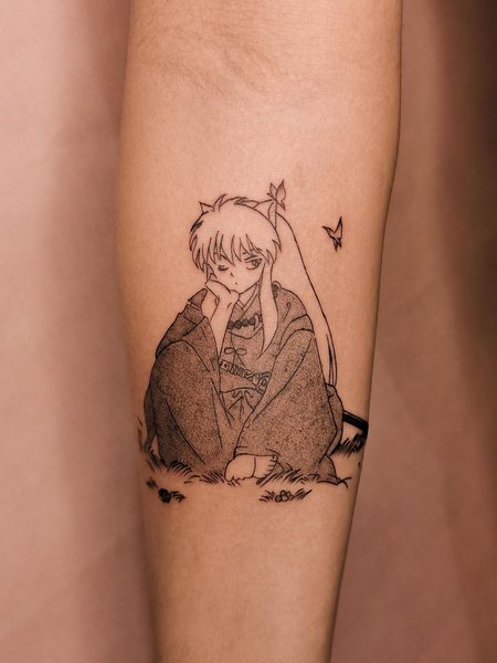 Simple Inuyasha Tattoo