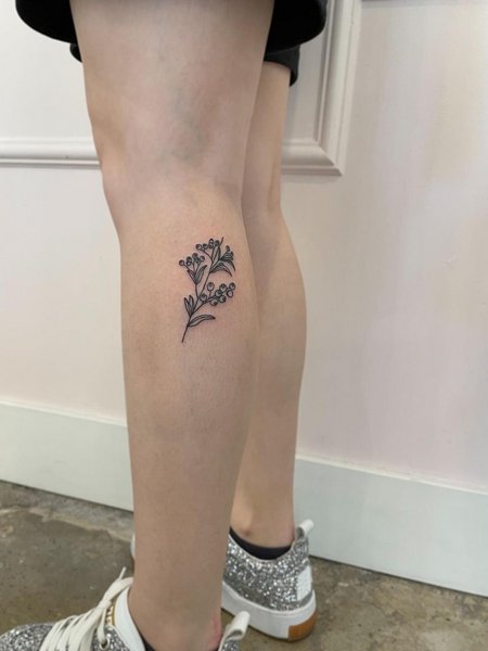 Small Calf Tattoo