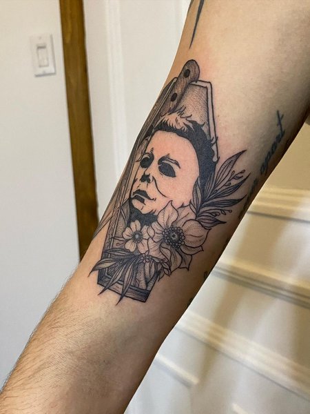 Small Michael Myers Tattoo