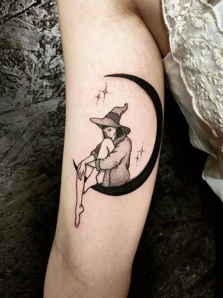 Small Witch Tattoos