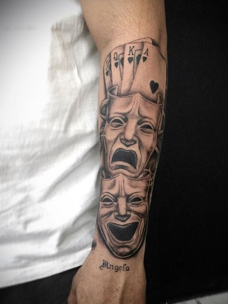 Smile Now Cry Later Joker Tattoos