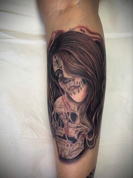 Tattoo De La Santa Muerte