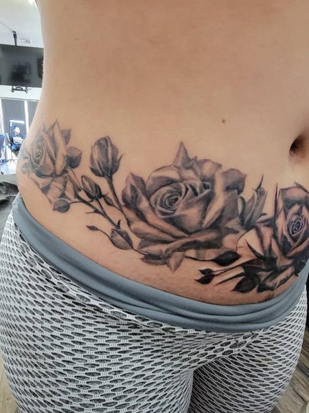 Tattoo Ideas For Tummy Tuck Scars