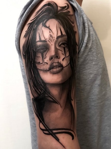 Tattoos De La Santa Muerte