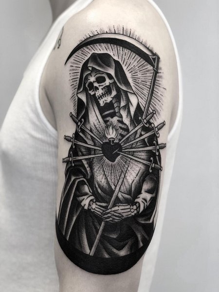 Tattoos Of Santa Muerte