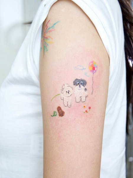 Tiny Dog Tattoo