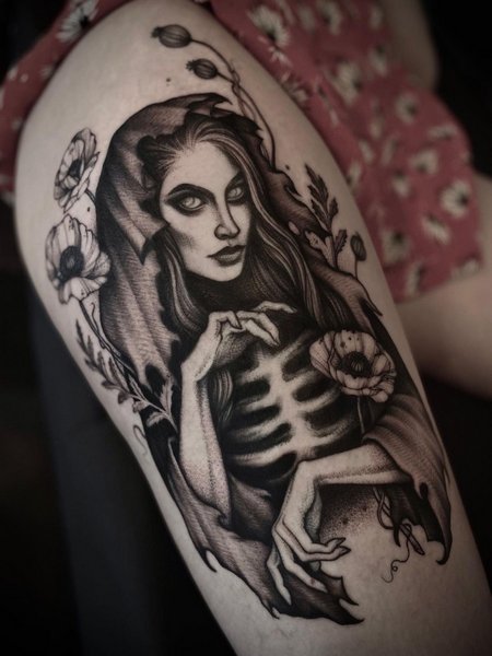 Witch Tattoos For Women