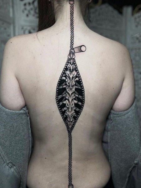 Zipper Tattoo Designs