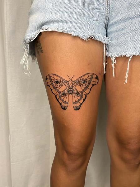 Atlas Moth Tattoo